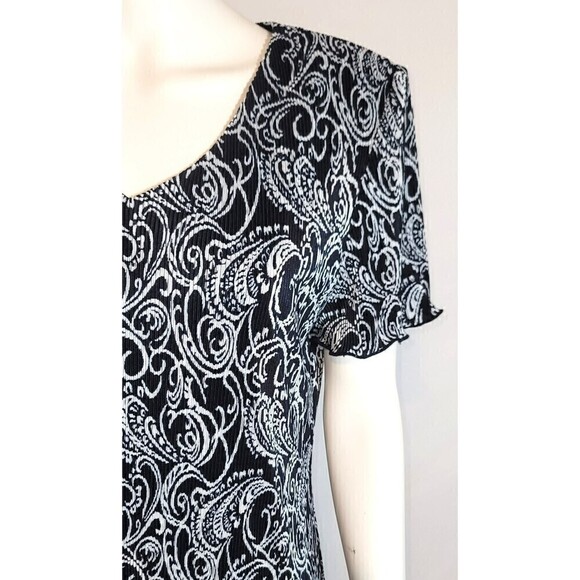 Connected Apparel Asymmetrical Layered Dress - Size 12 - Picture 6 of 9